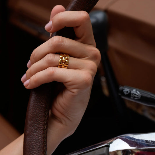 Radiant Shore Ring by Mizuki, view 2