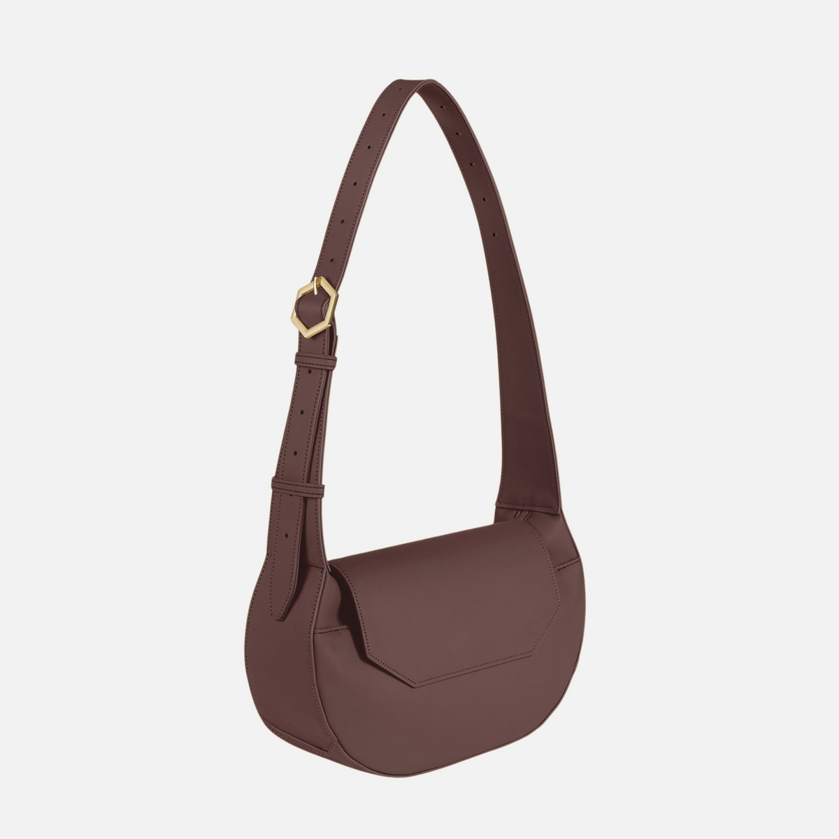Crossbody Bag Dark Brown by Mizuki, view 2