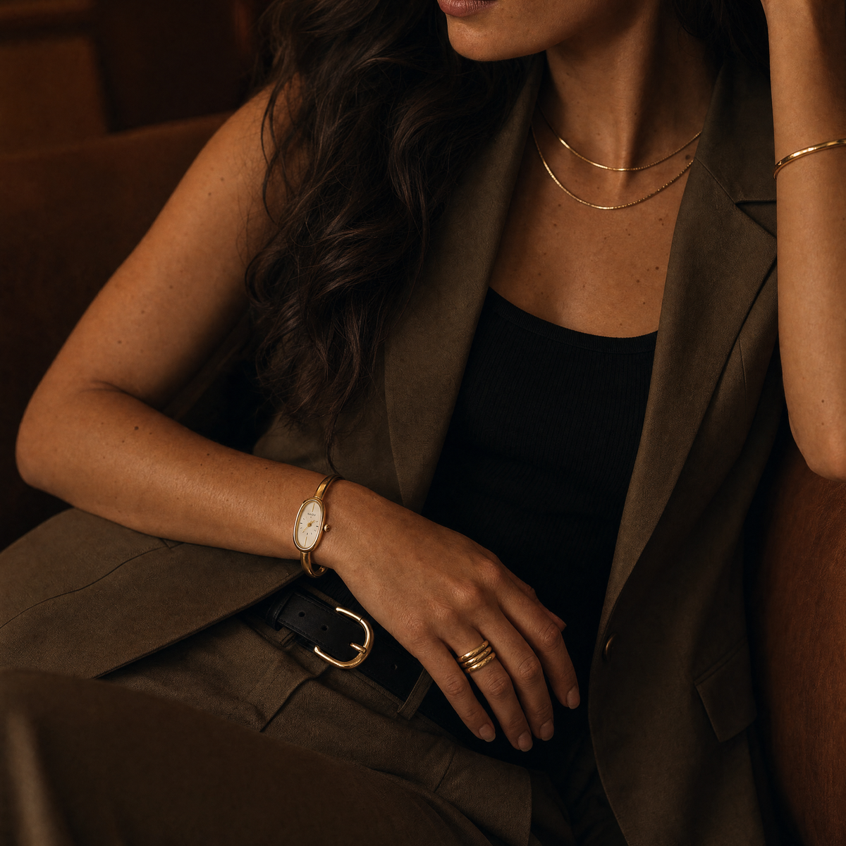 Passy Watch Gold by Mizuki, view 2