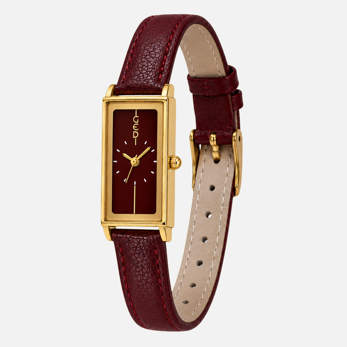Montaigne Watch Burgundy by Mizuki, view 3